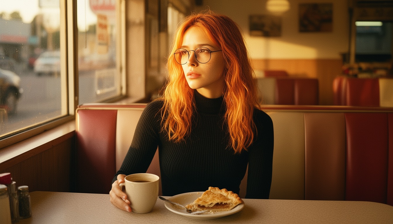 kira visual system — selfie in coffee shop